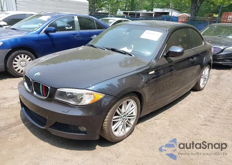 2013 BMW 128I из США, поврежденный, VIN WBAUP7C56DVP24536